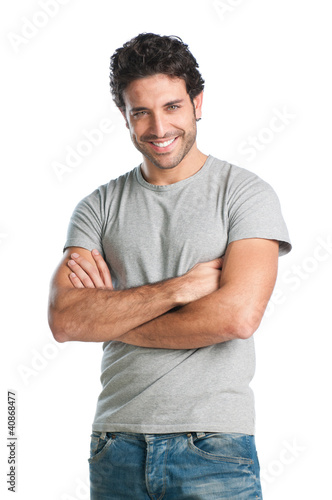 Photo: Happy guy isolated Happy guy isolated