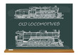 vector set: old locomotives