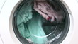 Washing machine washes clothes
