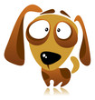 canvas print picture - cartoon dog