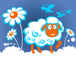cartoon sheep