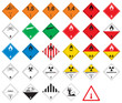 Hazardous pictograms - goods signs