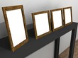 Illustration: illustration of blank picture frames illustration of blank picture frames