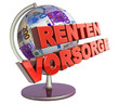 3D Geldglobus - RENTENVORSORGE