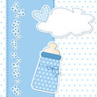 baby shower - nascita bimbo - fiocco azzurro