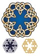 Knotwork royal emblem