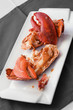 Lobster on white dish