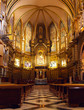 Gothic church interior in Spain.