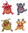 Danger cartoon monsters