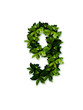 green numeric 9 nine