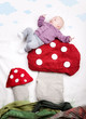 Photo: Baby auf Fliegenpilz Baby auf Fliegenpilz