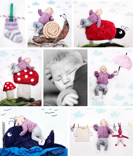 Photo: Baby collage Baby collage