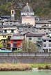 Small city of Sirta viewscape, close to Forcola