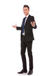 big welcome from a young business man big welcome from a young business man