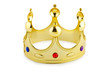 Gold crown isolated on the white Gold crown isolated on the white