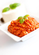 Tomato paste and basil Tomato paste and basil