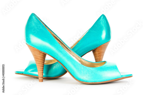 Photo: Female shoes in fashion concept Female shoes in fashion concept