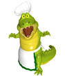 Alligator Chef - Attack
