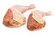 Raw chicken legs