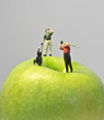 Miniature golf on apple Miniature golf on apple