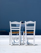 Two chairs and the table