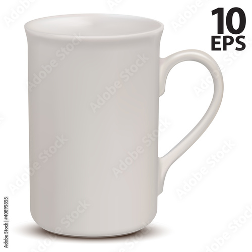 Vector: Cup coffee isolated on white. Vector illustration Cup coffee isolated on white. Vector illustration