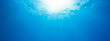 under water