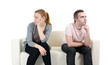 Man and woman after fight