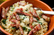risotto pancetta e funghi