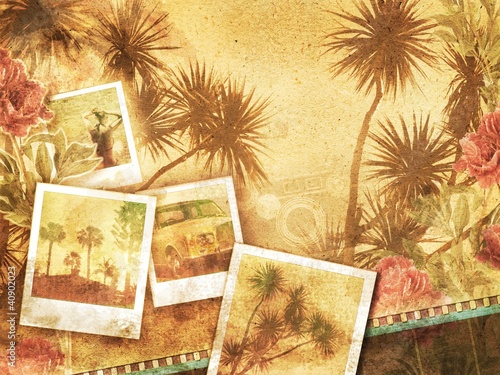 Foto: tropical vintage background tropical vintage background