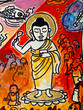 Vintage traditional Thai style art painting on temple Vintage traditional Thai style art painting on temple