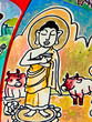 Vintage traditional Thai style art painting on temple Vintage traditional Thai style art painting on temple