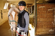 Girl with horse