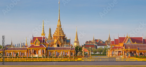 Photo: Thai royal funeral and Temple Thai royal funeral and Temple