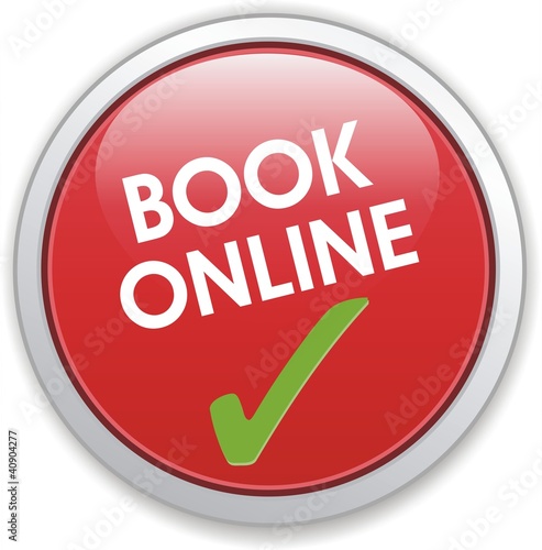 Vektor: bouton book online bouton book online