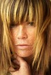 Attractive woman with freckles.