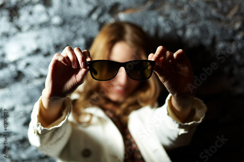 Photo: Showing sunglasses Showing sunglasses