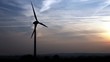 Windrad beim Abendlincht