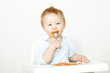 Foto: Baby beim Essen Baby beim Essen