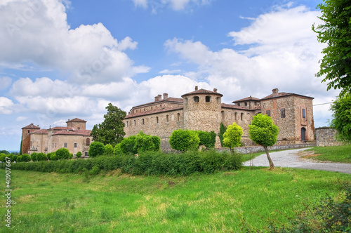 Photo: Castle of Agazzano. Emilia-Romagna. Italy. Castle of Agazzano. Emilia-Romagna. Italy.