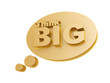 bubble and think big symbol