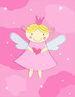 little angel greeting card