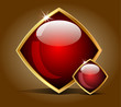 background with gold glass rhombus as vector speech background with gold glass rhombus as vector speech