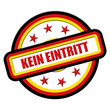 Sternen Stempel srg rel KEIN EINTRITT