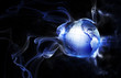 Planet in smoke