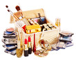 Decorative cosmetics for makeup. Decorative cosmetics for makeup.
