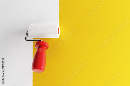 Illustration: paint roller paint roller