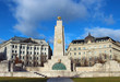 Monument to Soviet soldiers on the Freedom Square in Budapesthu Monument to Soviet soldiers on the Freedom Square in Budapesthu
