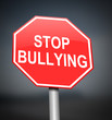 Stop bullying sign. Stop bullying sign.