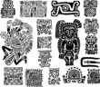 Set mexican symbols